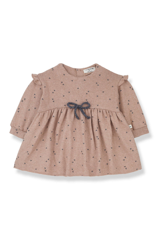 1+ In The Family Recycled Abito St.micro Rosa Bambina