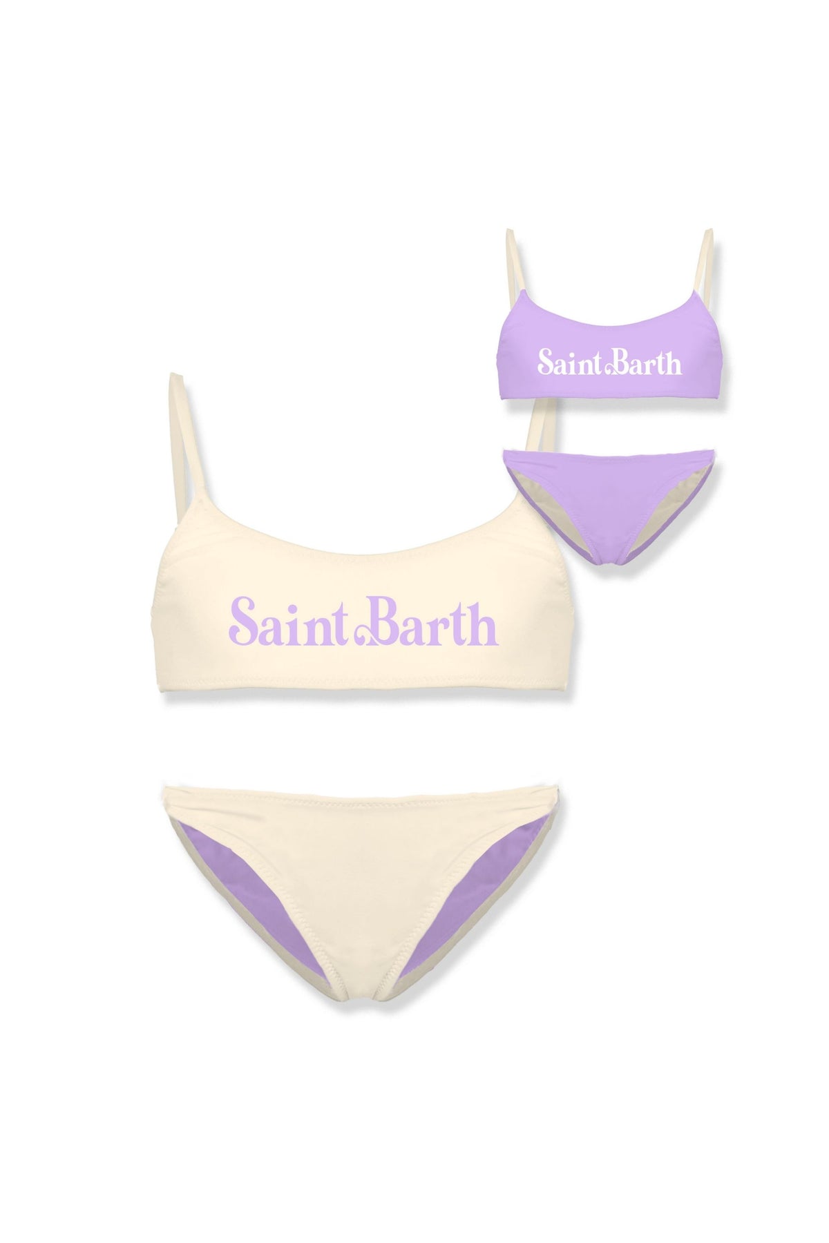 Mc2 Saint Barth Brakette Bikini Double Bambina - 1