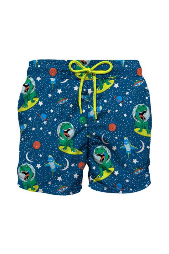 Mc2 Saint Barth Printed Boy Swim Short Bambino