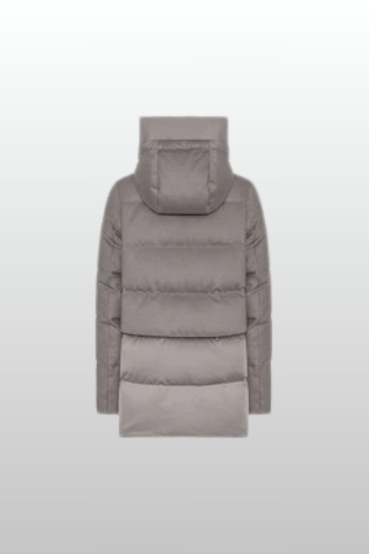 Duno Piumino Parka Con Cappuccio Marrone Donna - 3