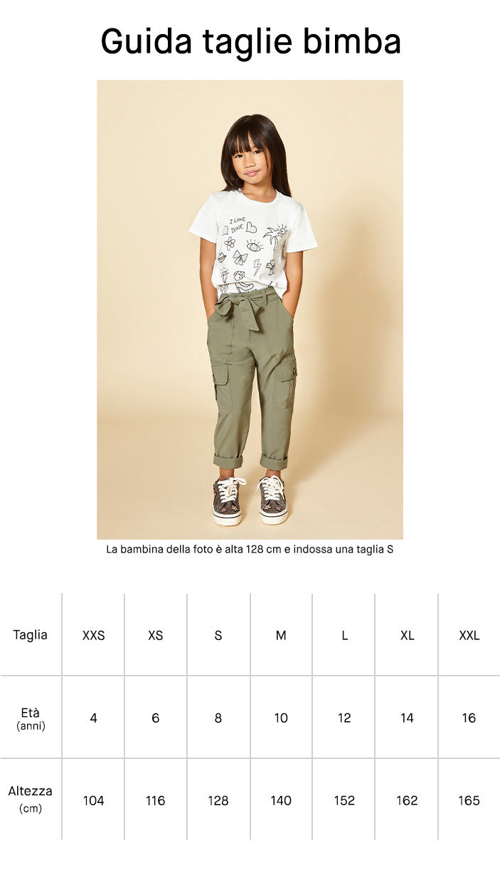 Dixie Felpa Girocollo Cropped Blu Bambina » Verdi Promesse