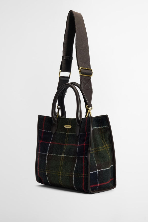 Barbour Barhill Tartan Tote Bag Donna - 2