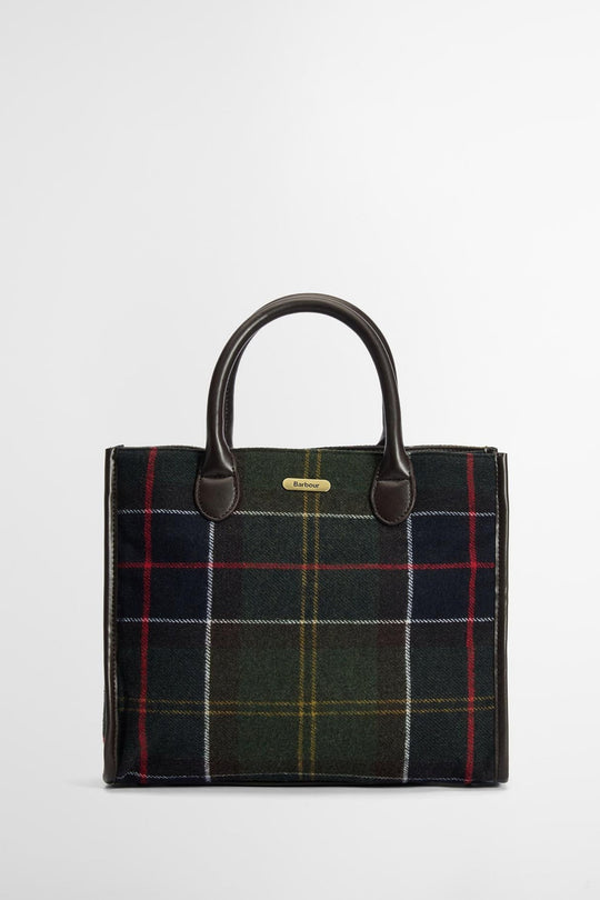 Barbour Barhill Tartan Tote Bag Donna
