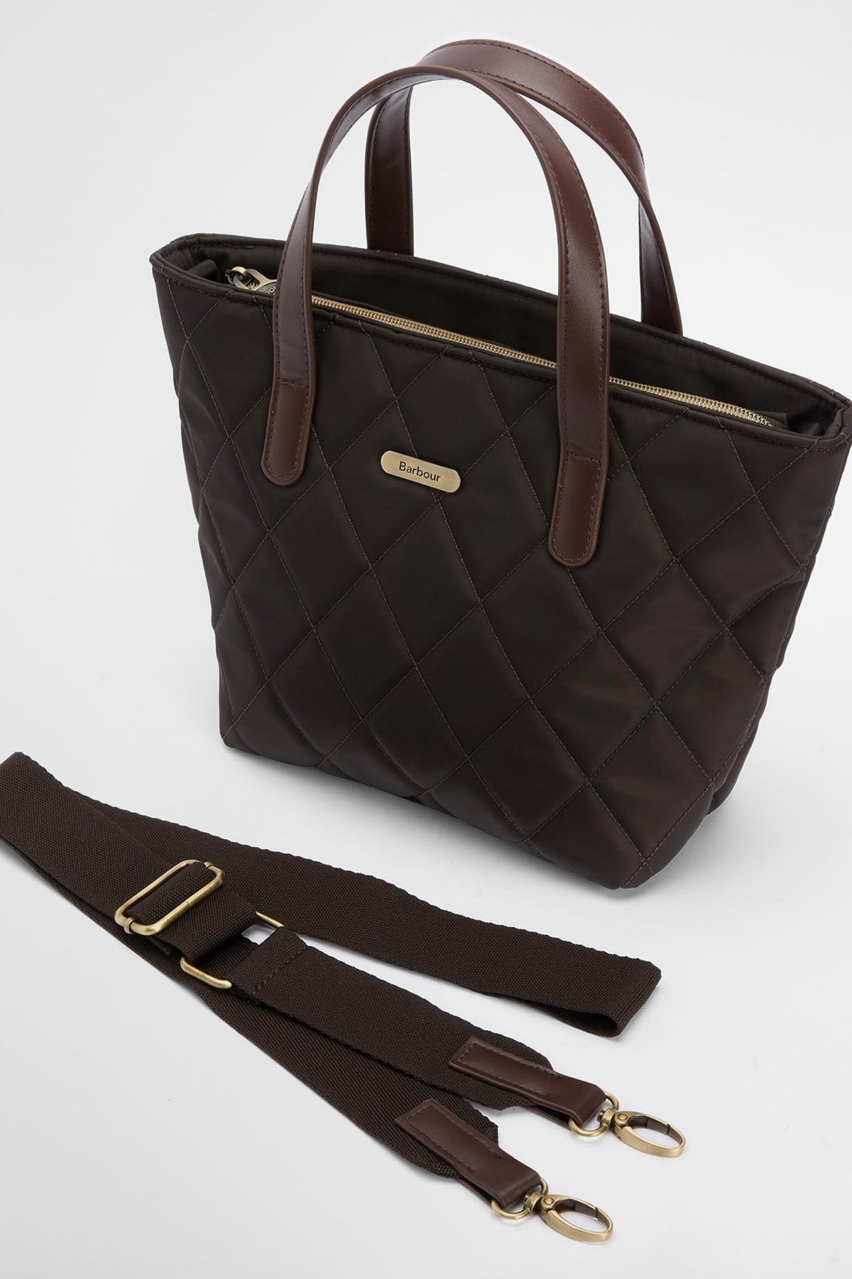 Barbour Mini Quilted Tote Bag Donna - 2