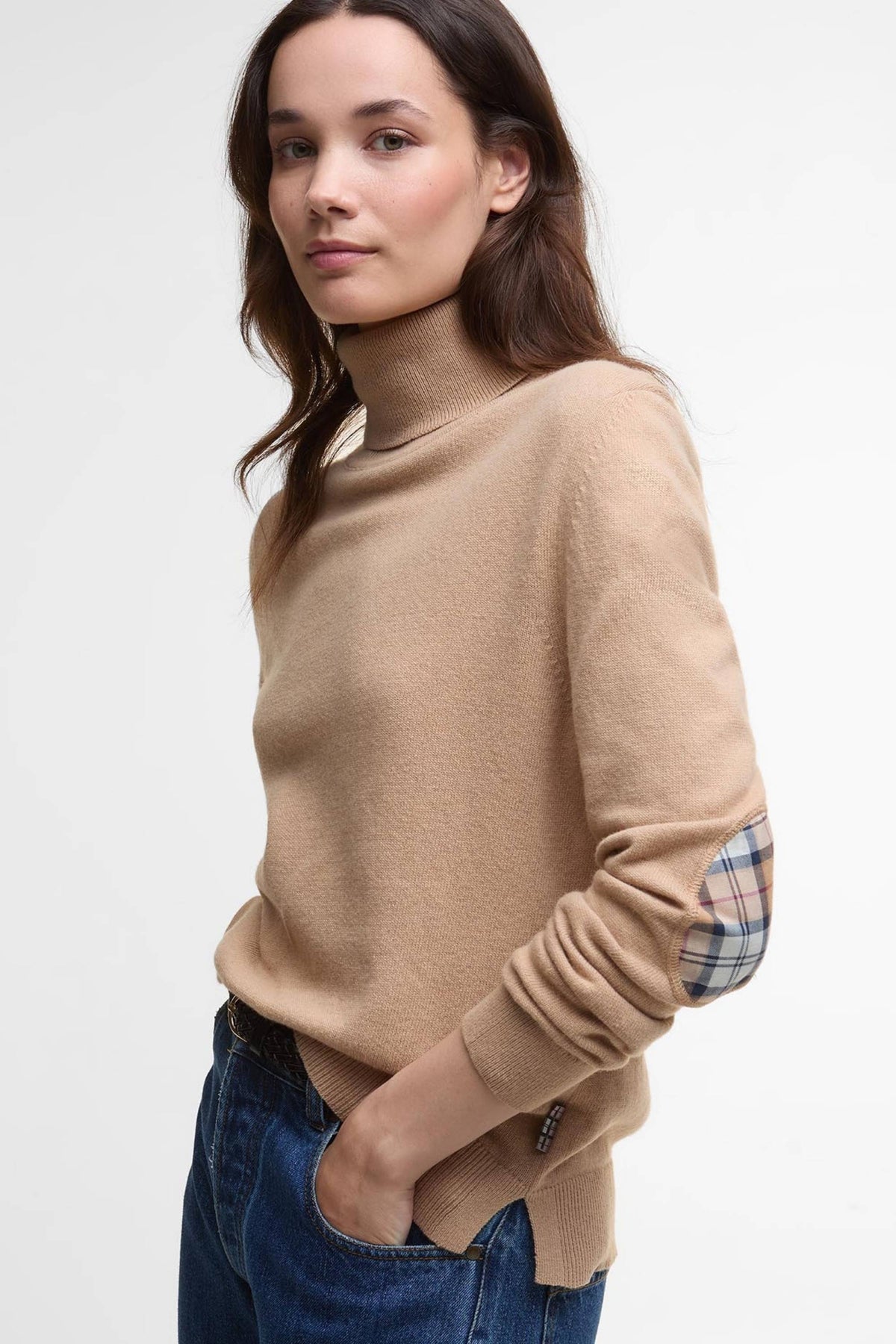 Barbour Pendle Roll Collar Donna - 3