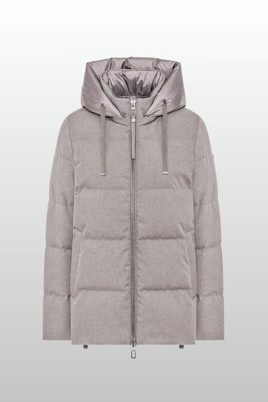 Duno Piumino Doppio Collo Donna