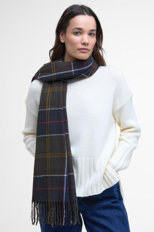 Barbour Stanway Tartan Wrap Donna
