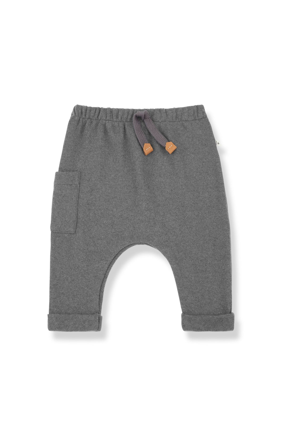 1+ In The Family Pantalone Extra Soft Fleece Grigio Bambino - 1