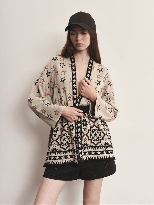 Akep Kimono Stelle Donna