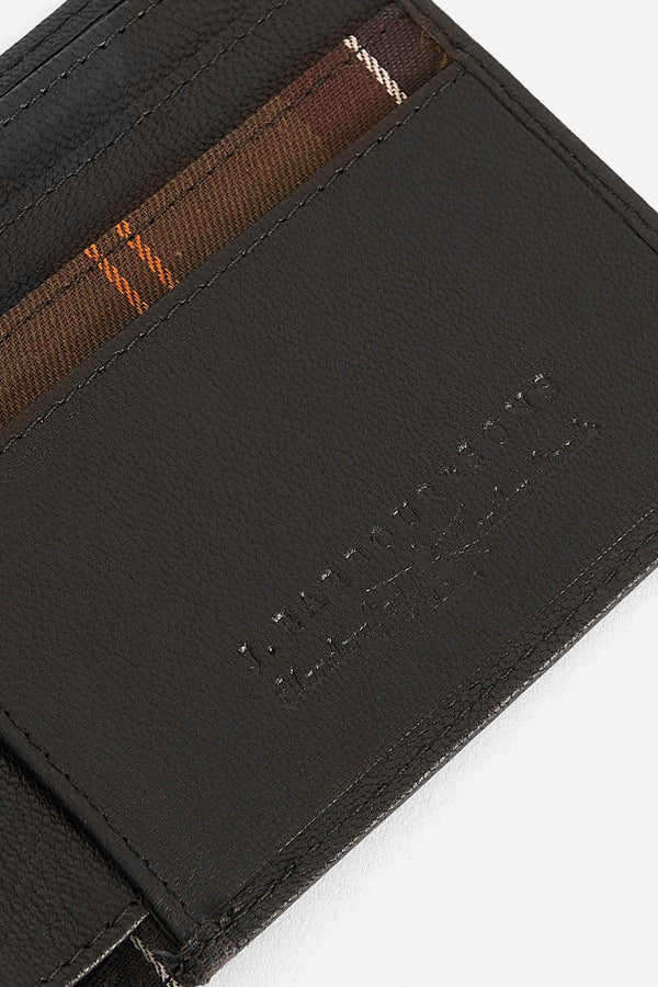 Barbour Wallet $ Card Holder Set Nero Uomo - 5
