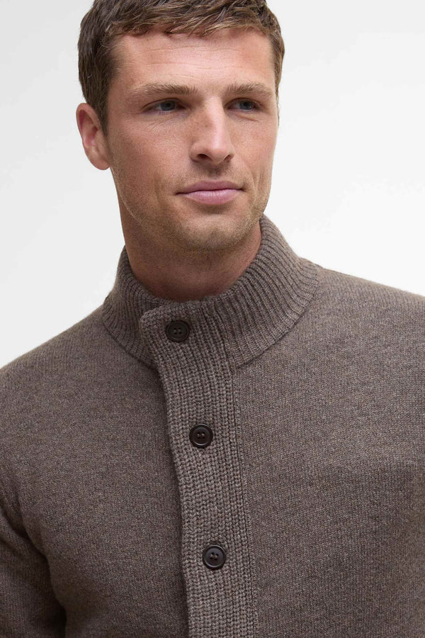 Barbour Essential Patch Zip Knitwear Uomo - 2