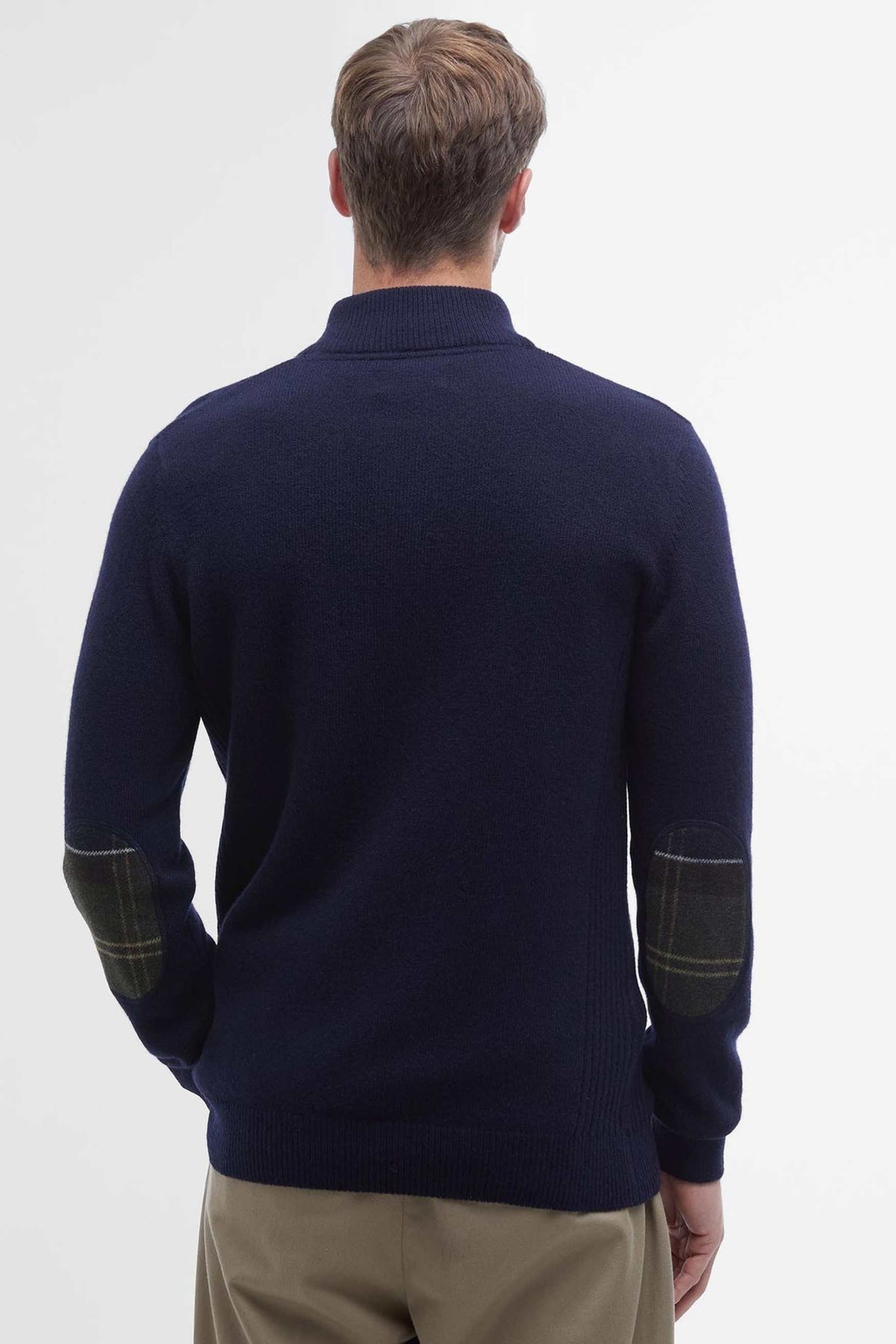 Barbour Holden Half Zip Blu Uomo - 4