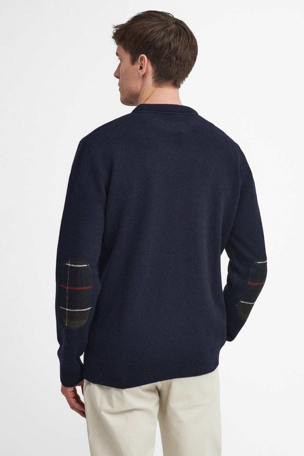 Barbour Holden Crew Neck Sweater Blu Uomo - 3