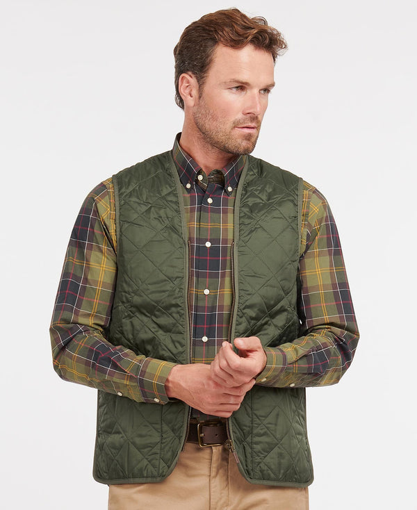 Barbour Quilted Waistcoat Zip Uomo - 1