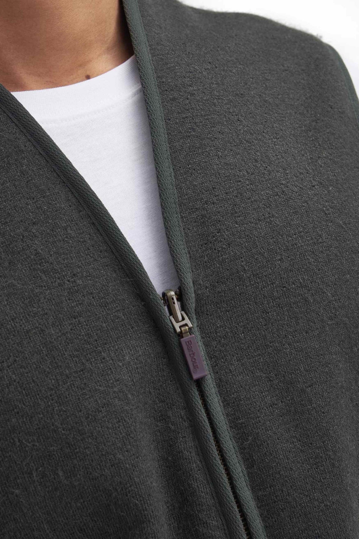 Barbour Warm Pile Waistcoat Zip Marrone Uomo - 2