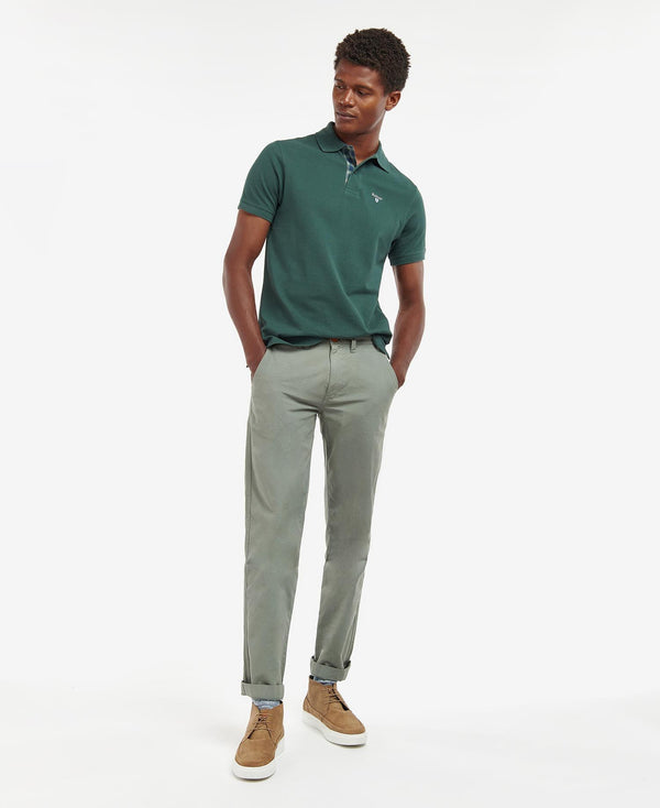Barbour Polo Piquet Tartan Uomo - 4