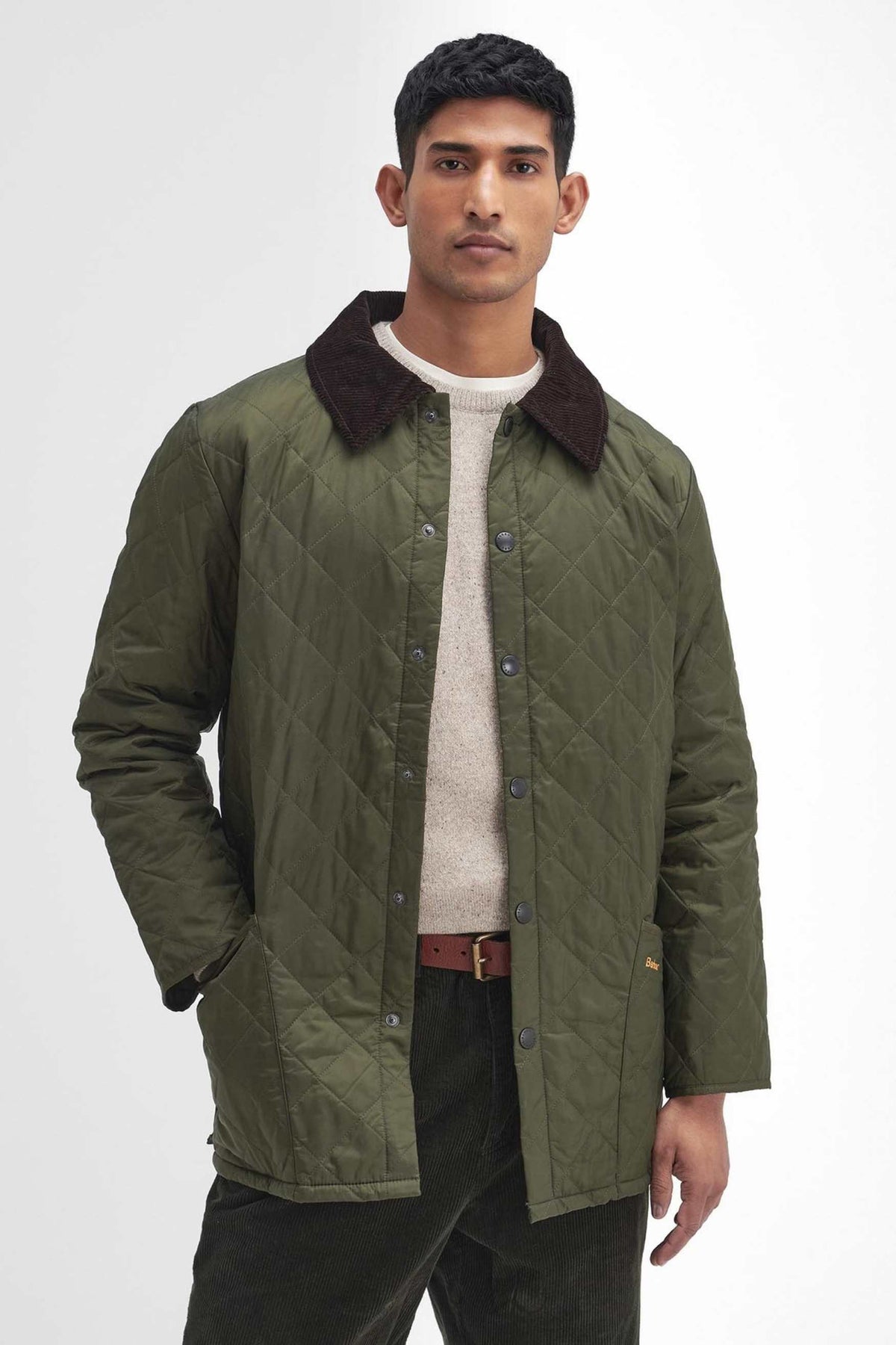 Barbour Heritage Liddesdale Quilt Verde Uomo - 2