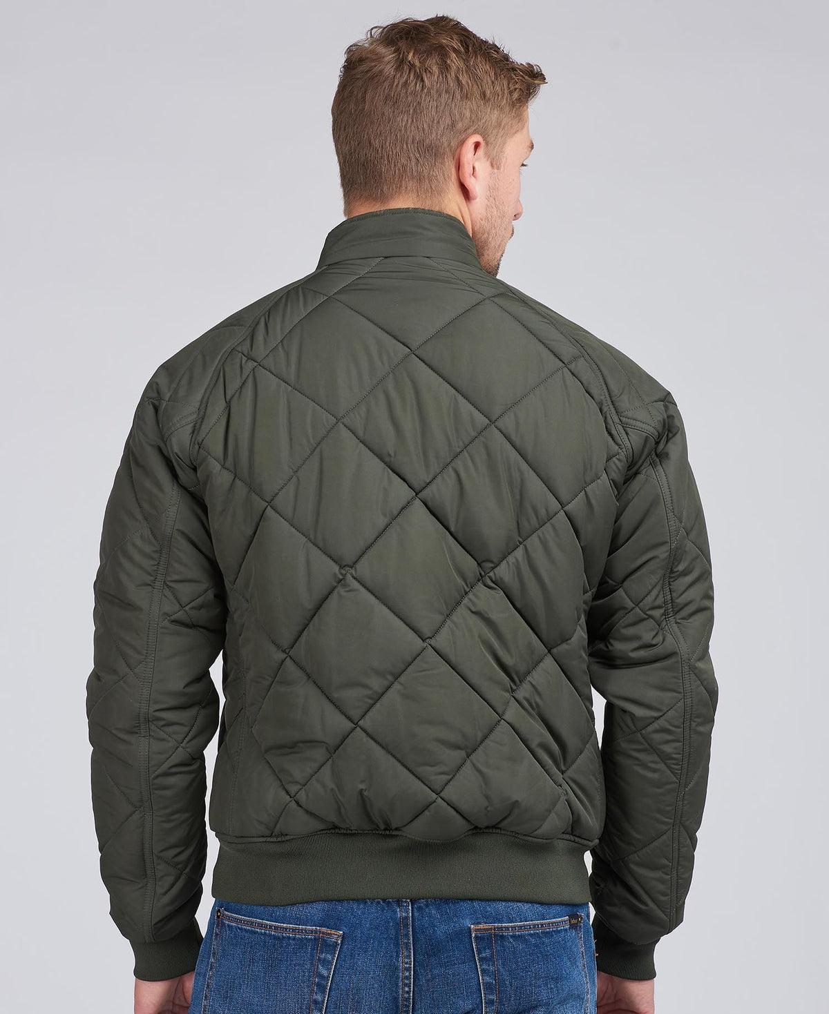 Barbour International Bomber Trapuntato Uomo - 2