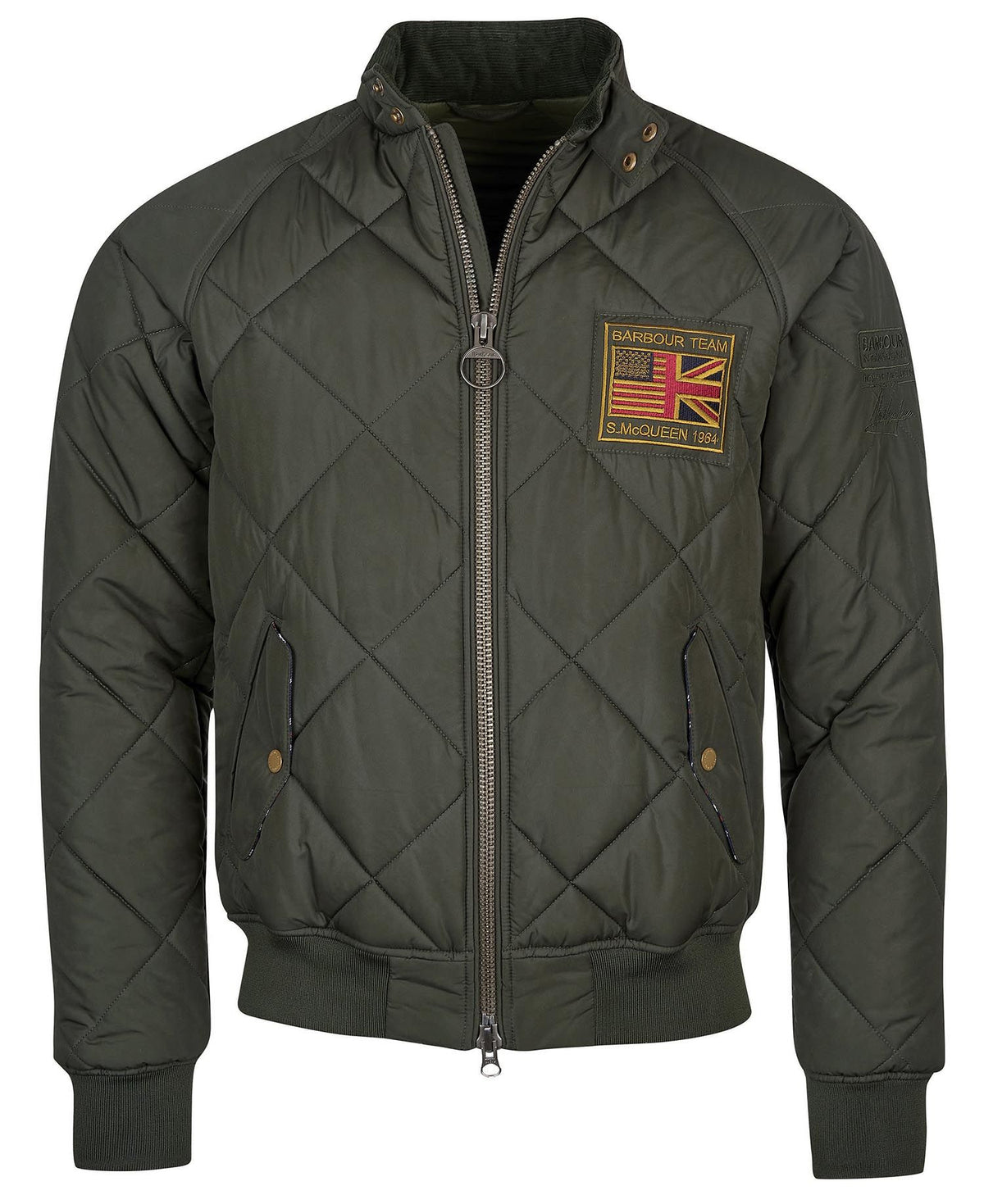 Barbour International Bomber Trapuntato Uomo - 3