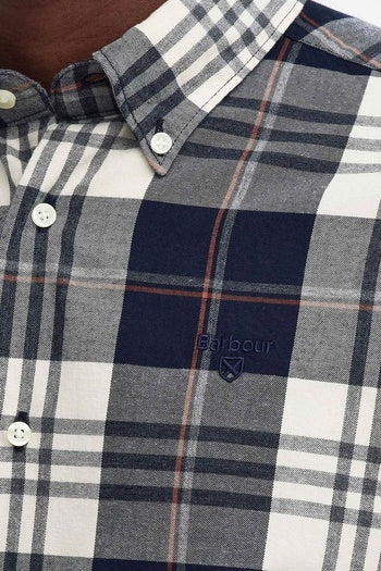 Barbour Edgar Tailored Shirt Blu Uomo - 4
