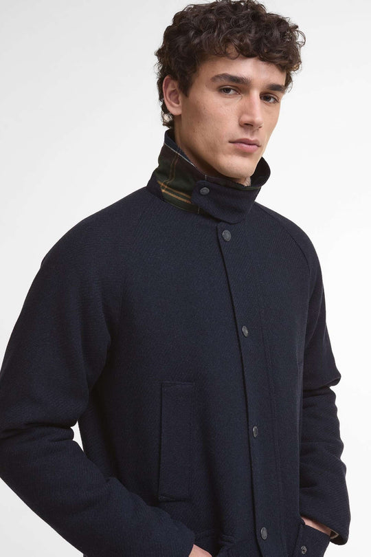 Barbour Bedale Wool Blu Uomo