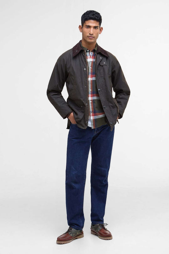 Barbour Classic Bedale Wax Verde Uomo