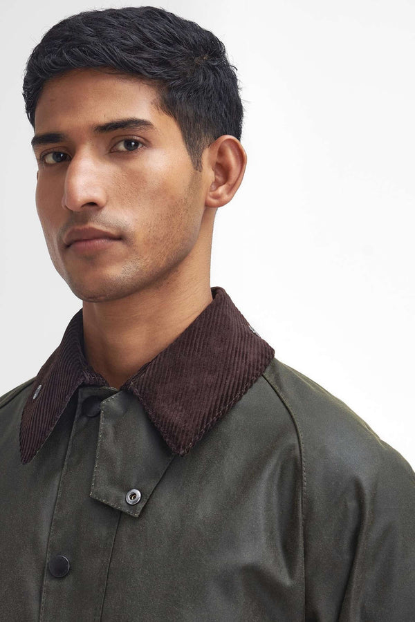 Barbour Bedale Wax Cot Outwear Uomo - 2