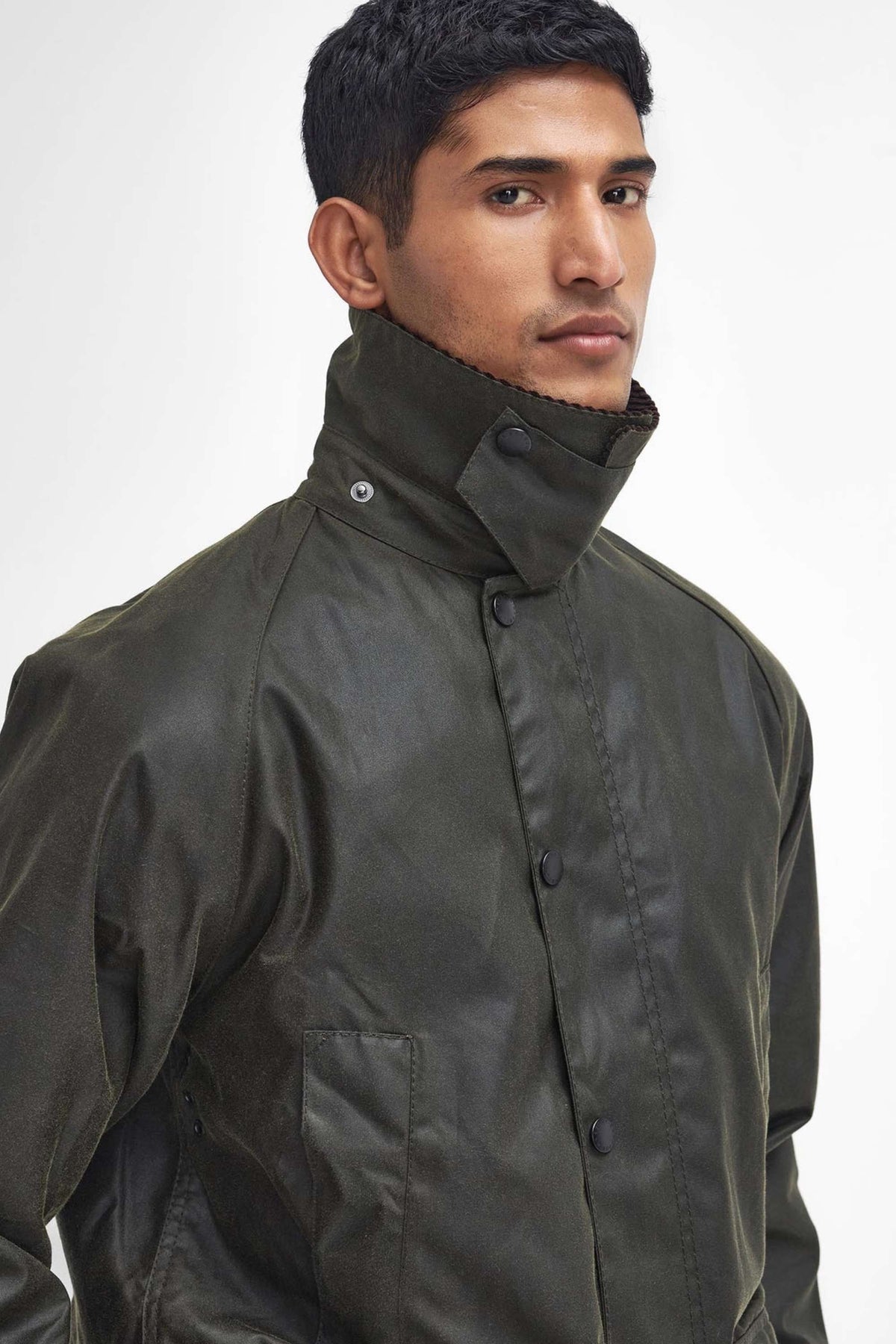 Barbour Bedale Wax Cot Outwear Uomo - 3