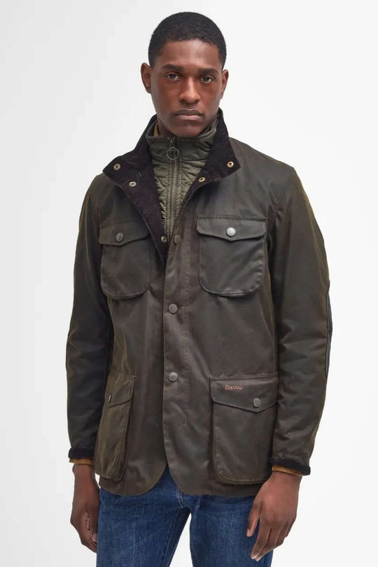 Barbour Ogston Wax Verde Uomo
