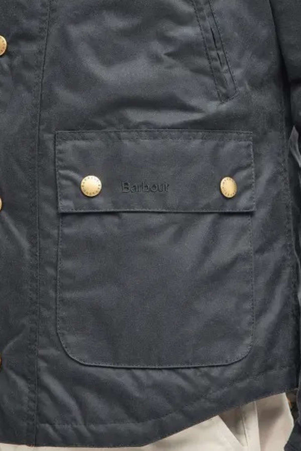 Barbour Reelin Wax Verde Uomo - 3