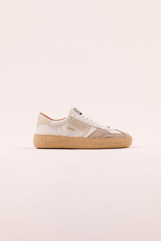 Puraai 1.01 Classic Soft Vegan Leat. Bianco Donna