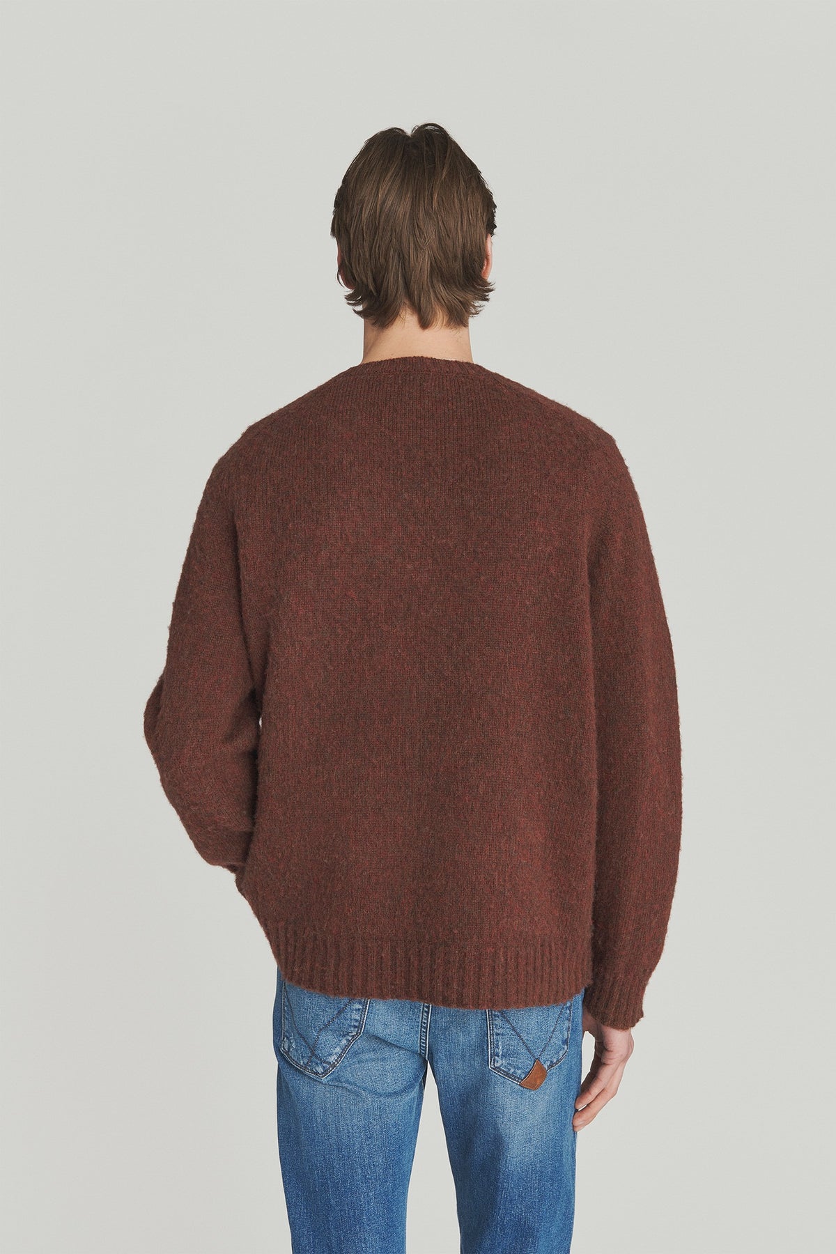 Roy Roger's Pull Girocolloshetland Brushed Uomo - 3