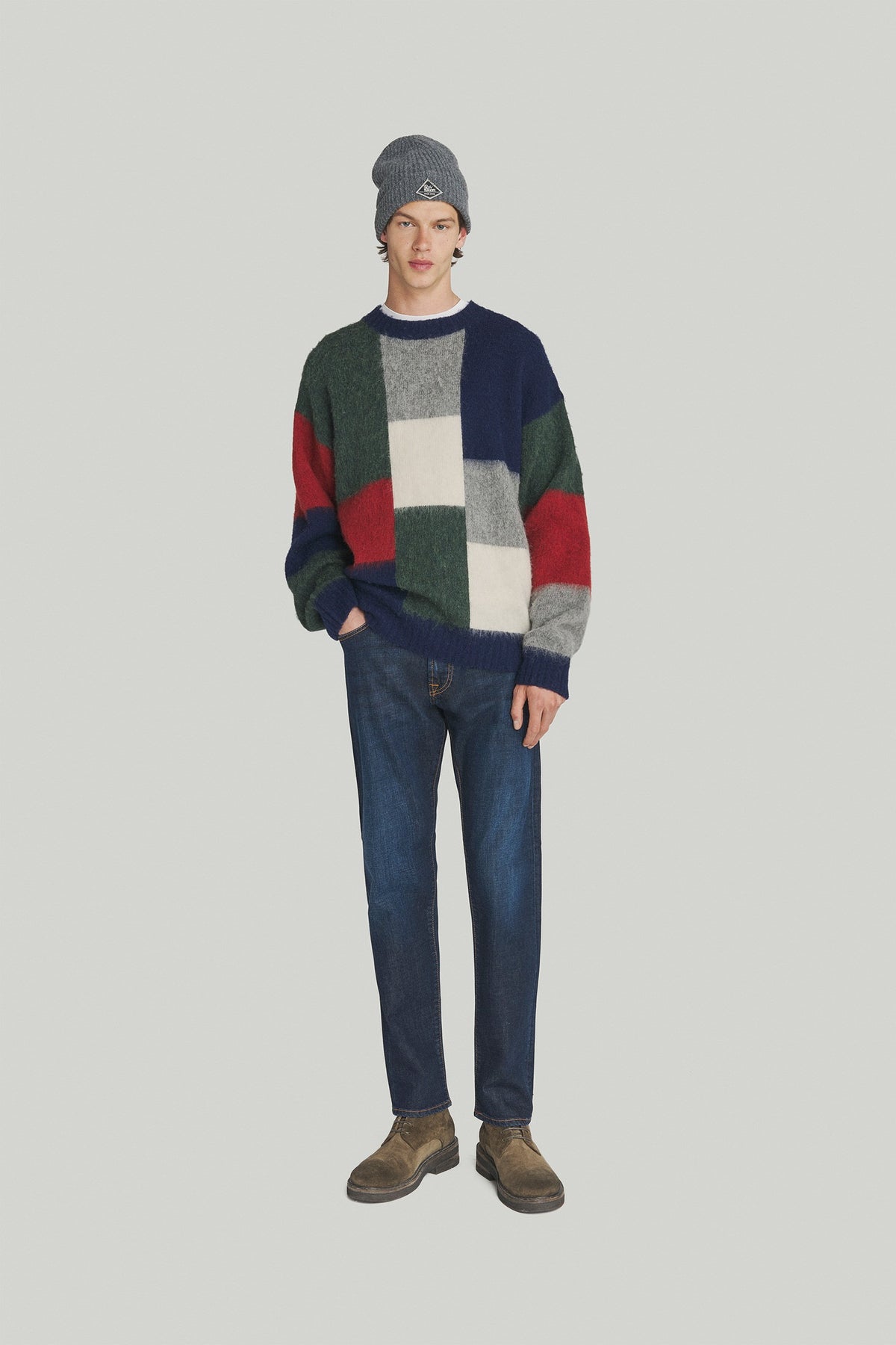 Roy Roger's Crew Neck Over Uomo - 2