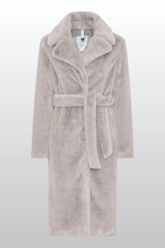 Duno Giaccone Ecopelo Marrone Donna