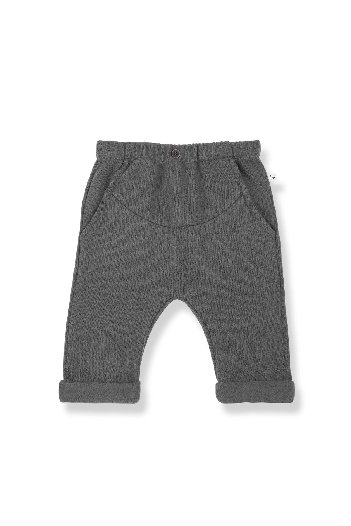 1+ In The Family Recycled Pant. Felpa St.micro Grigio Bambina - 1