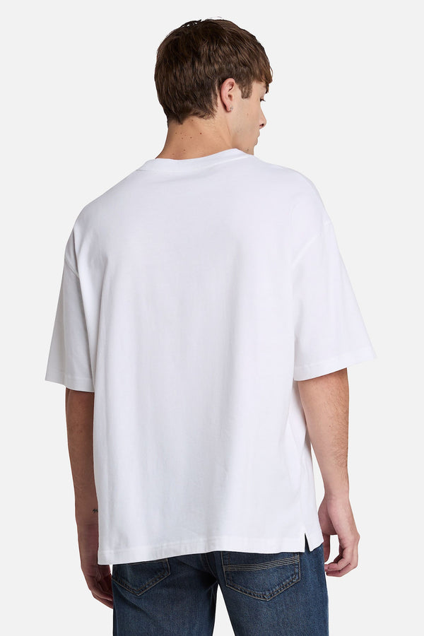 Timberland T-shirt Oversize Dustan River Bianco Uomo - 3