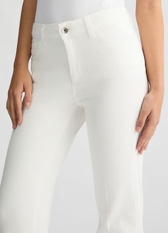 Liu Jo Pant Good Repot High W. Bianco Donna