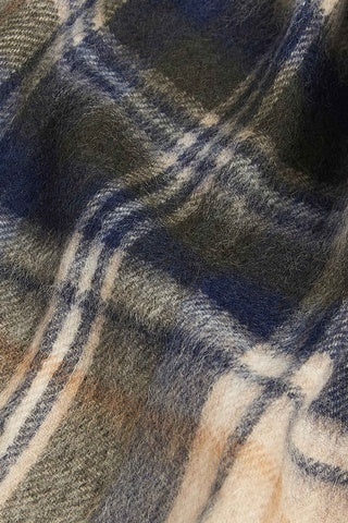 Barbour New Chech Tartan Scarf Marrone Uomo - 3