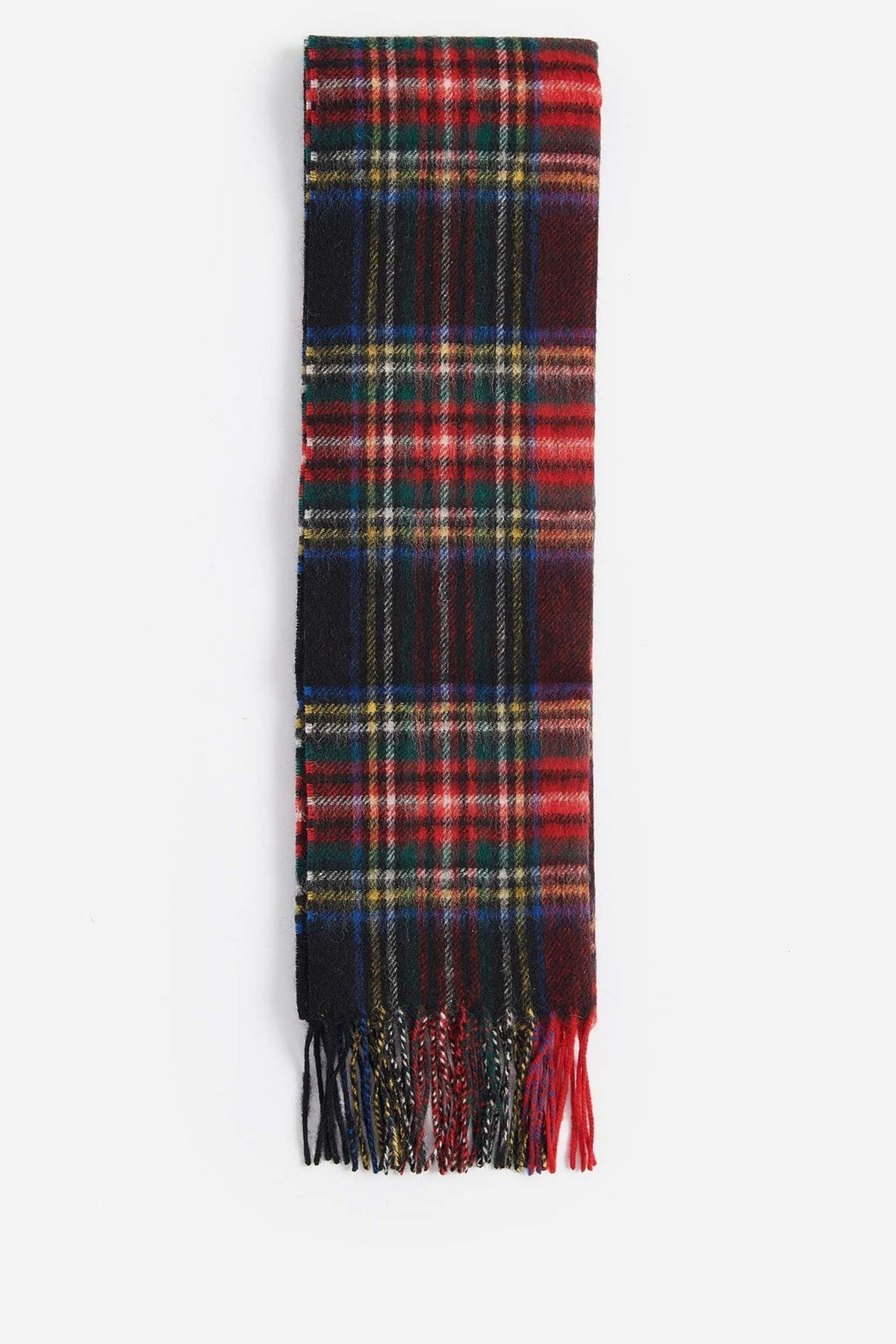 Barbour New Chech Tartan Scarf Nero Uomo - 1