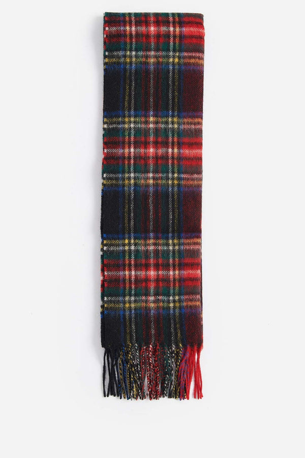 Barbour New Chech Tartan Scarf Nero Uomo - 1