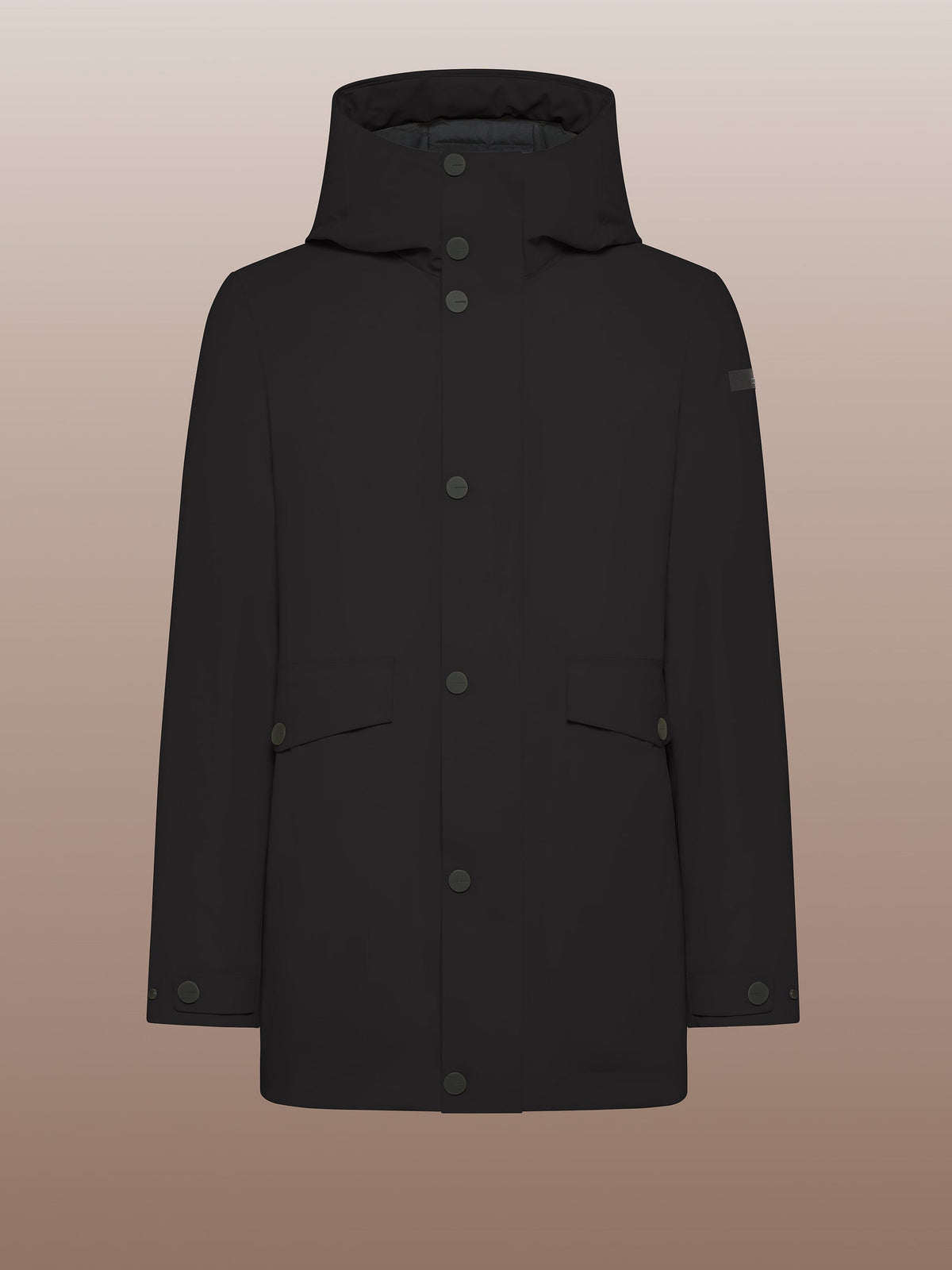 Rrd Egg Floating Parka Nero Uomo - 1