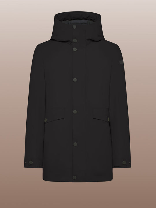 Rrd Egg Floating Parka Nero Uomo