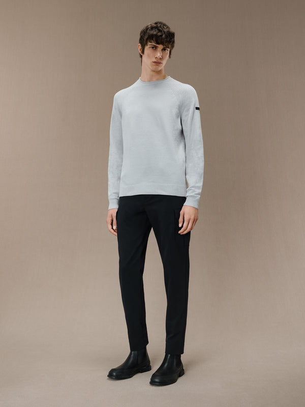 Rrd Velvet Round Knit Bianco Uomo - 1