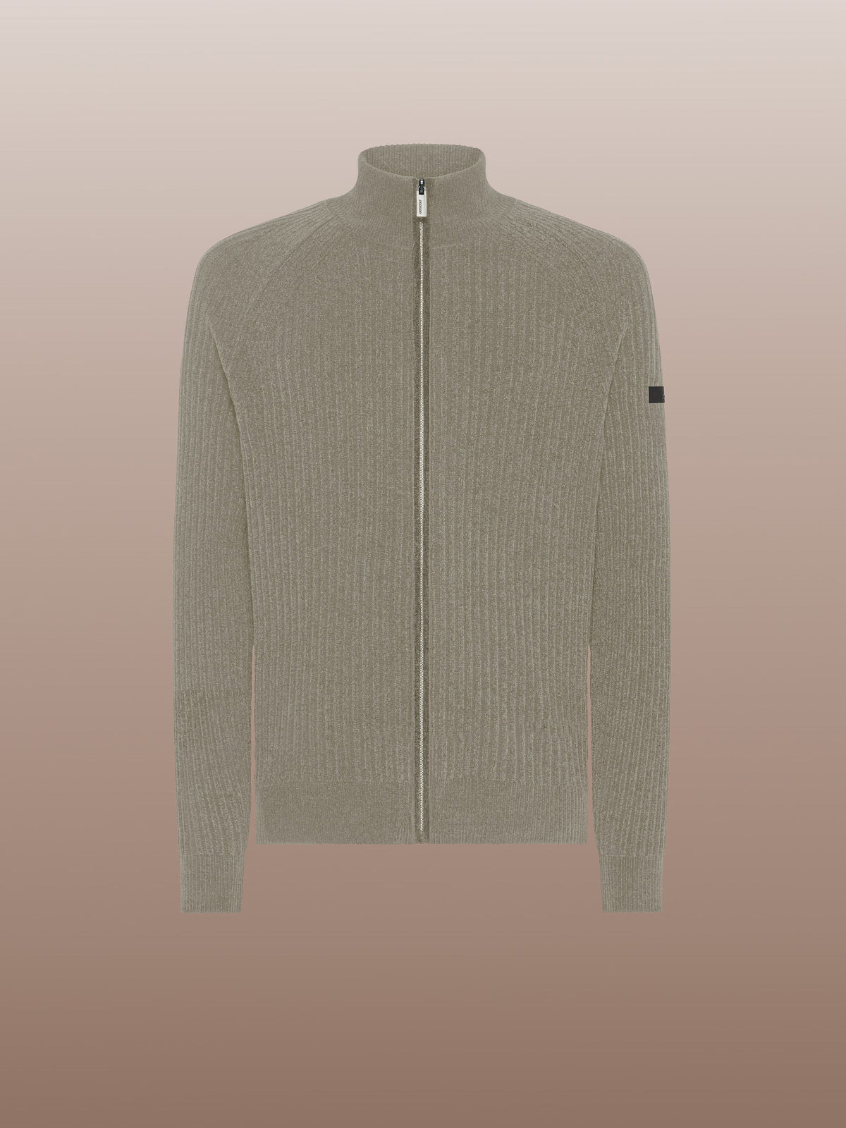 Rrd Velvet Rave Full Zip Knit Grigio Uomo - 1