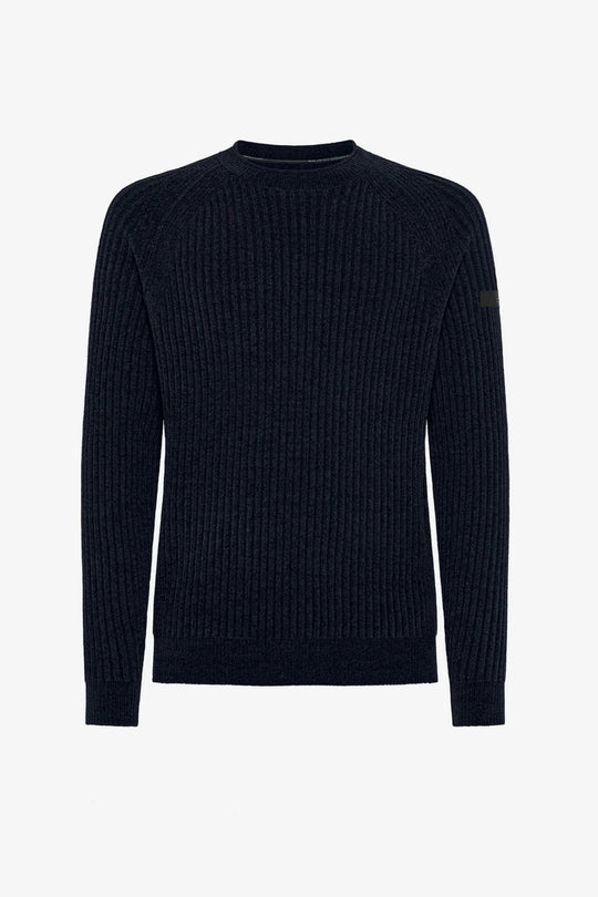 Rrd Velvet Rave Round Knit Blu Uomo