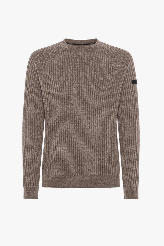 Rrd Velvet Rave Round Knit Marrone Uomo