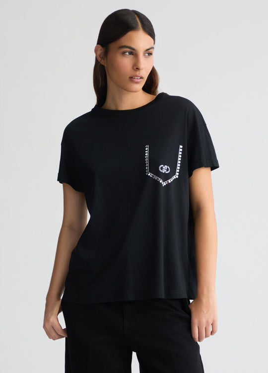 Liu Jo T-shirt Moda Manica Corta Donna