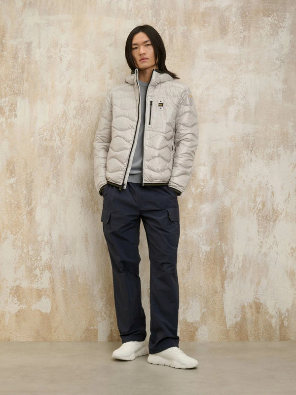Blauer Piumino Ondina C/cappuccio Grigio Uomo - 2