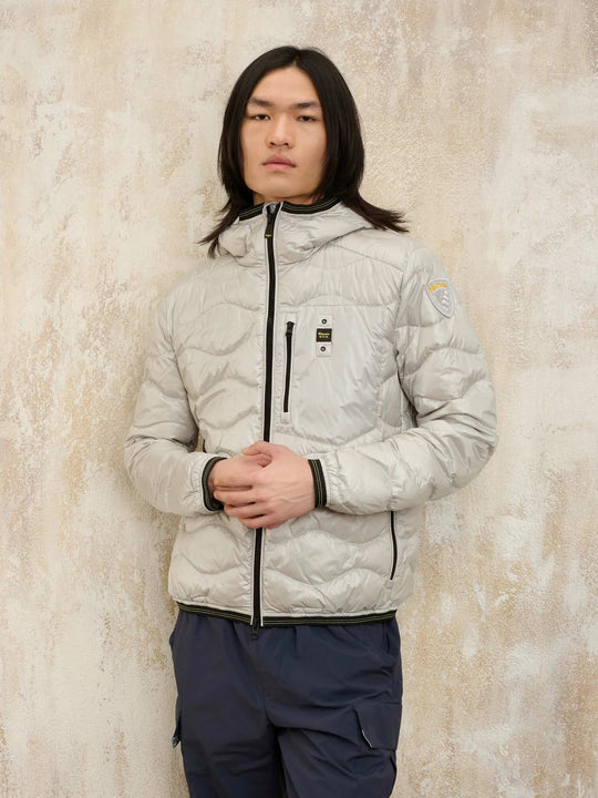 Blauer Piumino Ondina C/cappuccio Grigio Uomo