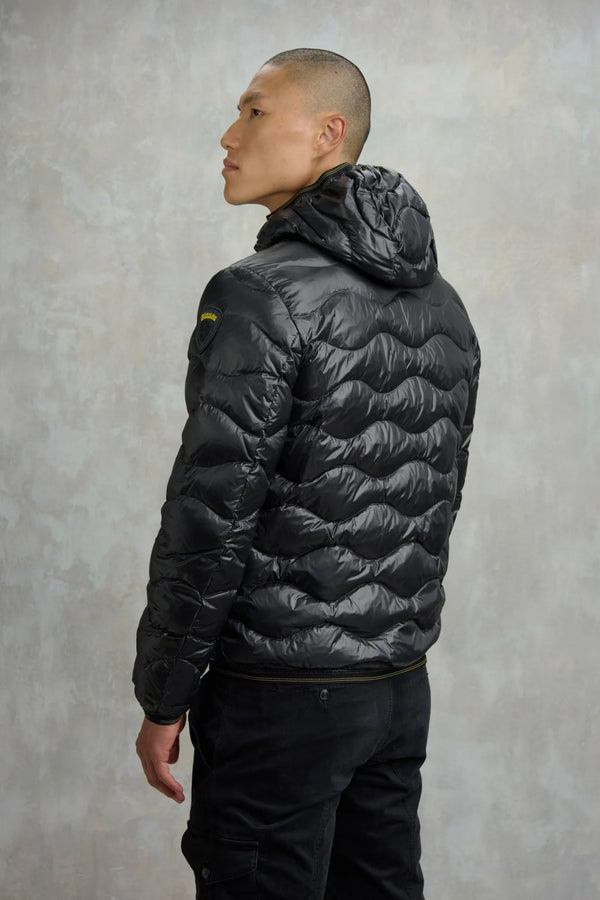 Blauer Piumino Cappuccio Ondina Grigio Uomo - 2